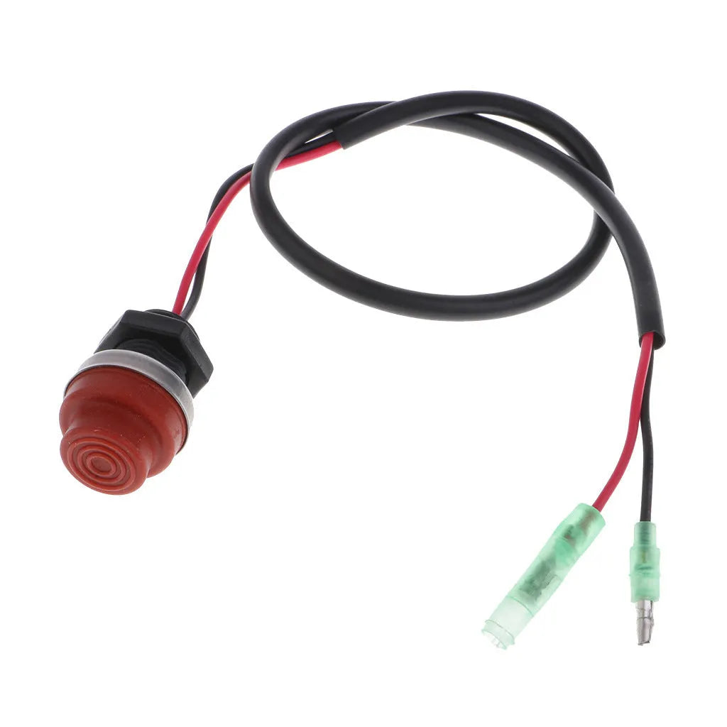 YAMAHA outboard motor engine stop switch with rope lanyard