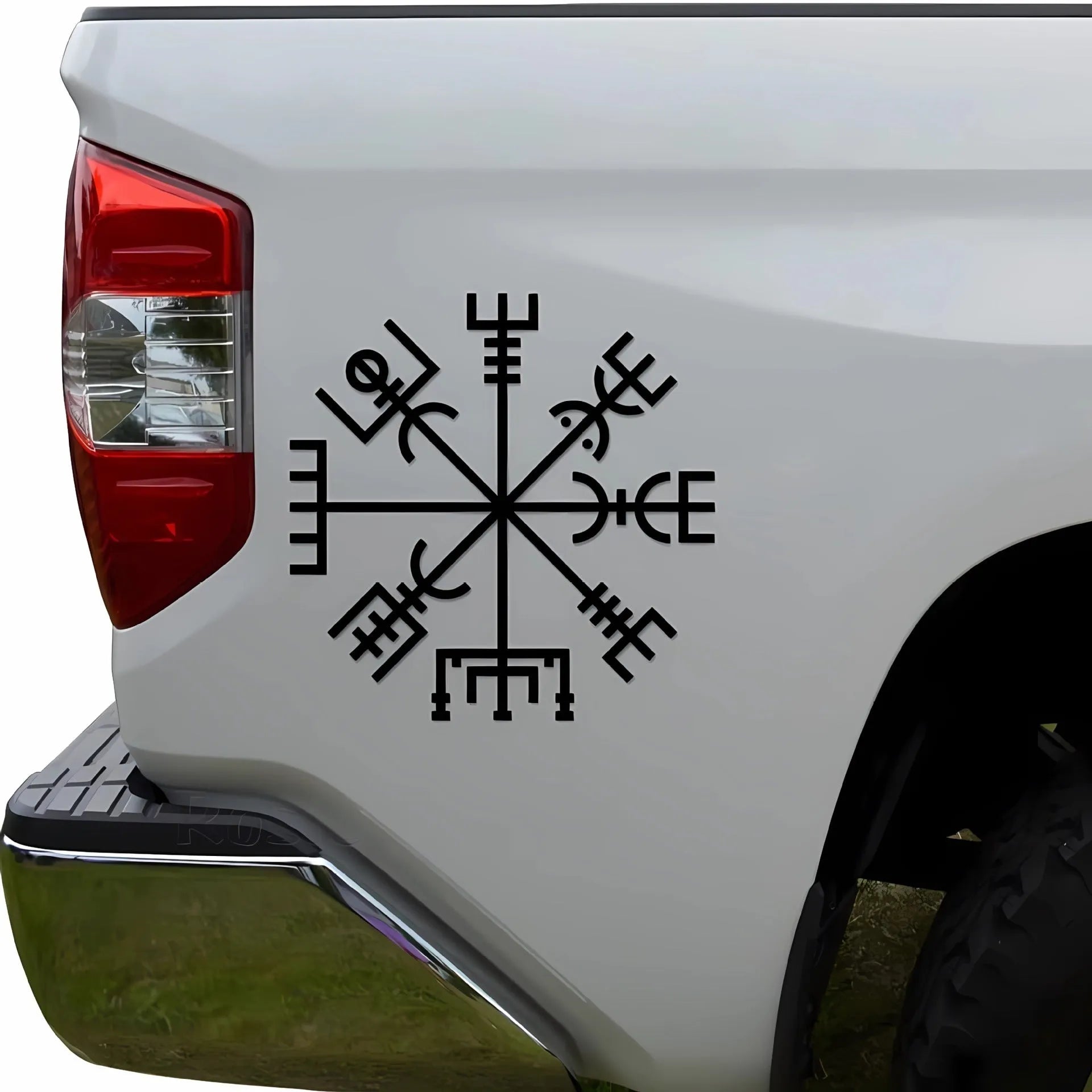 13x13cm square vegetarian notebook design vinyl car sticker for vehicle decoration