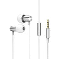Wired in-ear subwoofer headphones with 3.5mm plug for phone and computer use
