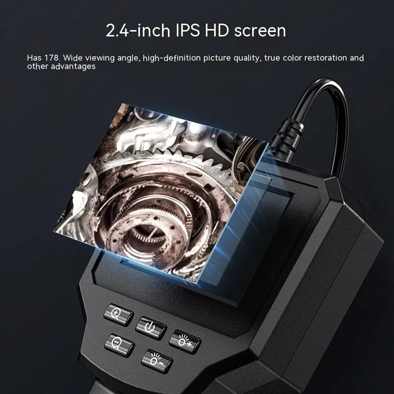 Waterproof HD inspection camera with 8mm diameter probe and multiple cable length options