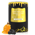 Shilajit honey sticks in bottle with gold colour resin sticks for daily energy supplement