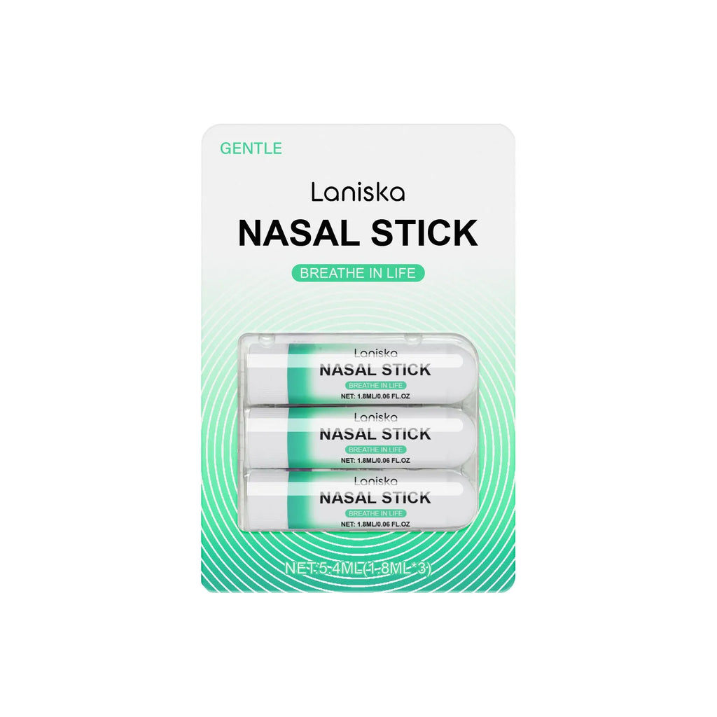 Menthol and spearmint nose soothing spray and gel suit in 5.4ml portable multi-unit packaging