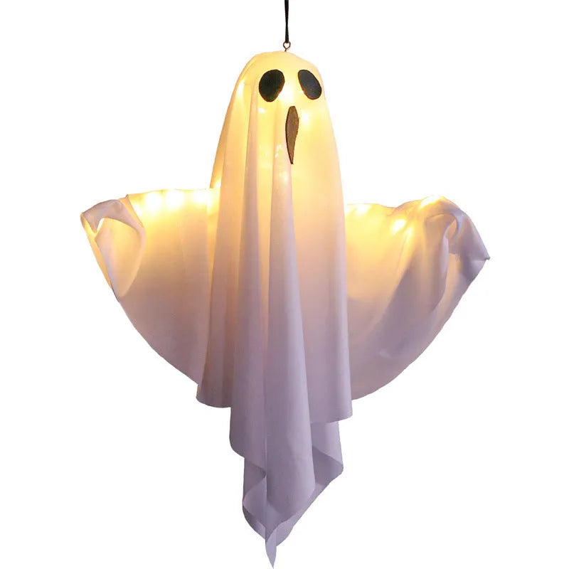 Halloween ghost light decoration with luminous white colour and 4.5V button electronics