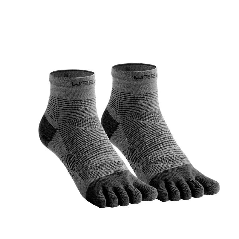 Coolmax professional sports toe socks in multiple colours with individual toe compartments