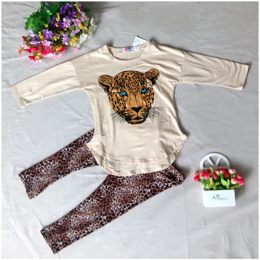 Children's casual summer pants suit set with short sleeves in multiple colours