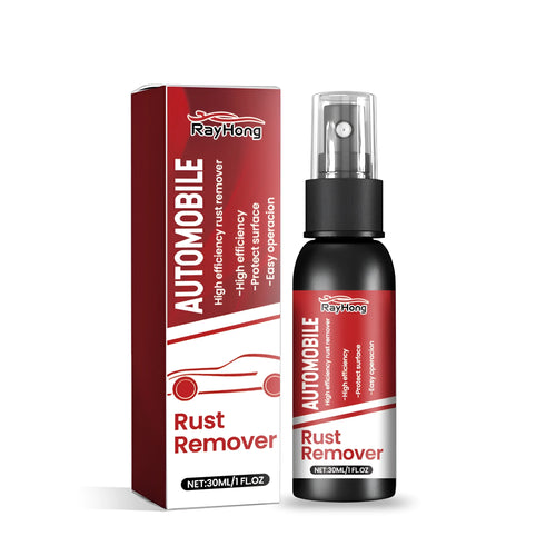 Automotive rust remover liquid bottle for car bodywork treatment, 3x3x11.2cm dimensions