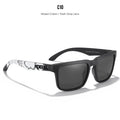 Square polarised sunglasses with TAC lenses and PC frame in multiple colour options
