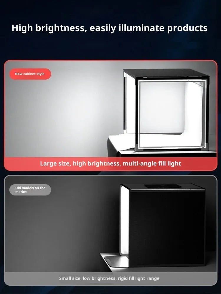 Large LED studio softbox light, 40x60cm cabinet-style panel for photography and video studio use