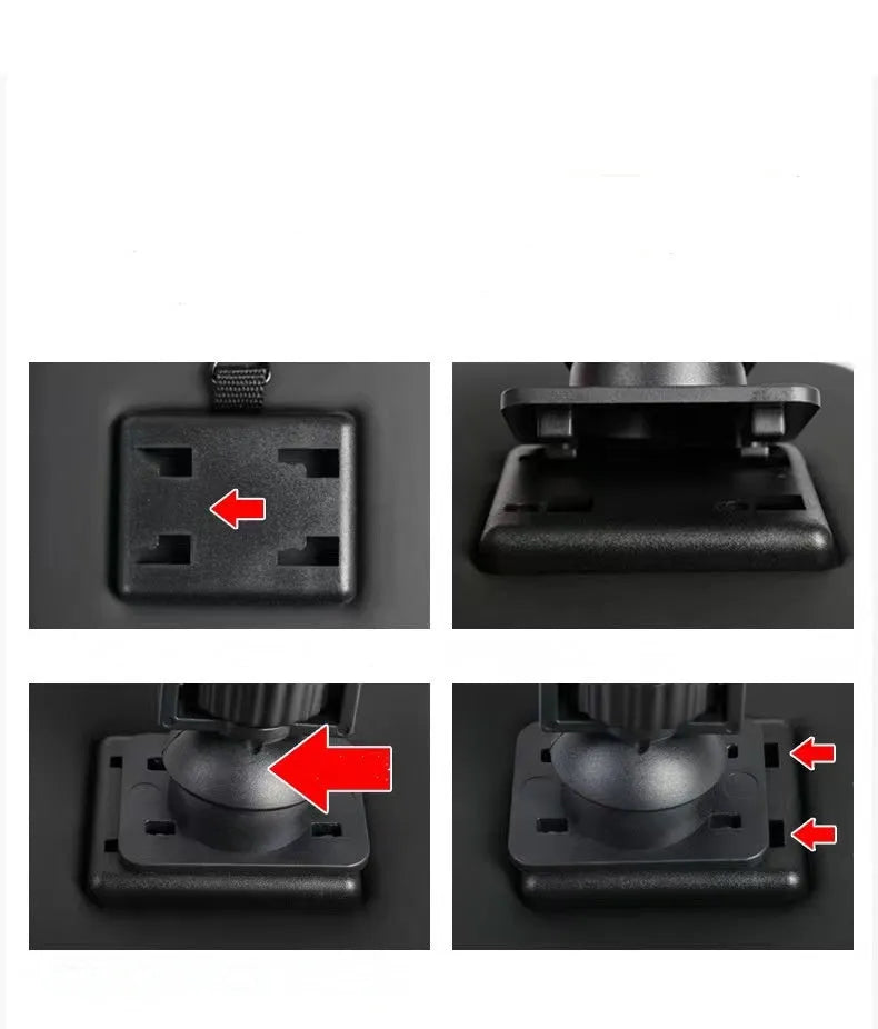 Black synthetic leather riding mobile phone stand bag for 6.5 inch phones, waterproof cycling holder