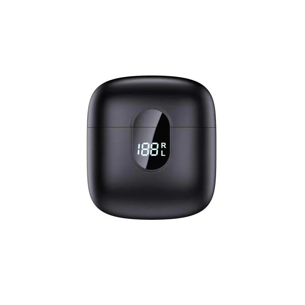 A18 wireless Bluetooth headset in-ear noise reduction with digital display, 10m range, PC ABS body, black or white