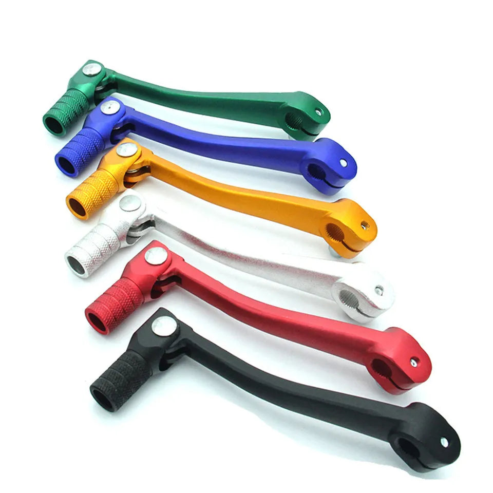 Universal CNC gear lever for off-road motorcycle in six colour options