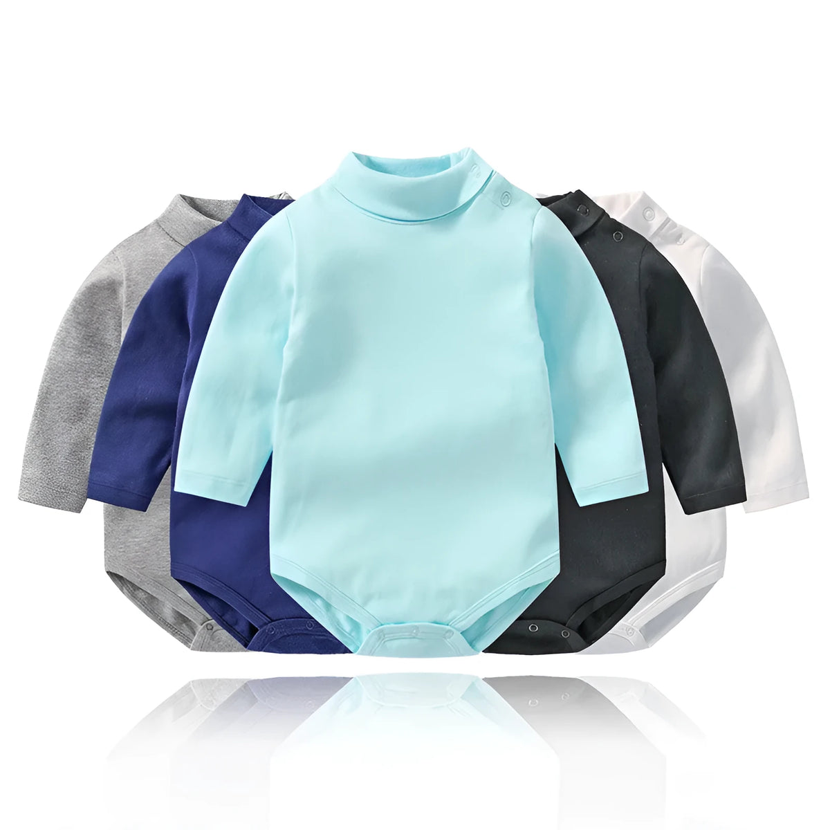Cotton baby bodysuit in multiple colours sizes 3M to 36M unisex design