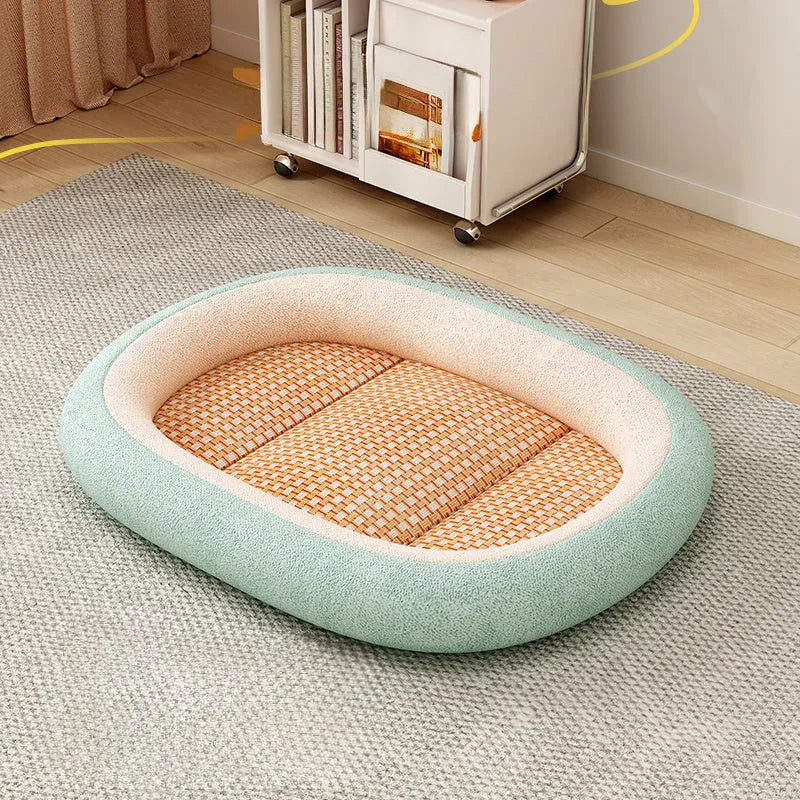 Removable washable pet cooling nest in multiple colours with cotton filling for dogs and cats