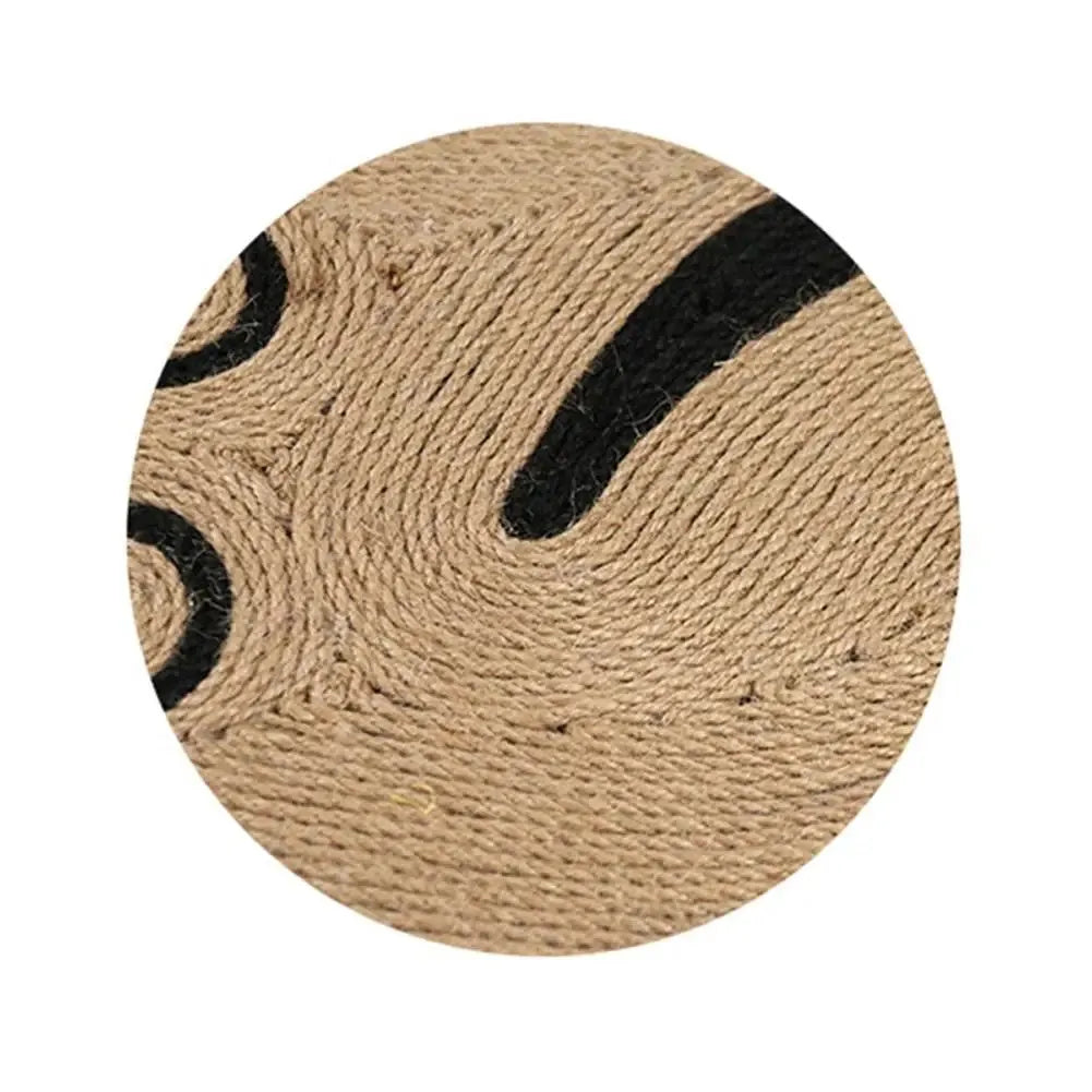 Panda design cat scratching pad with sisal surface measuring 54cm long with skid-proof bottom