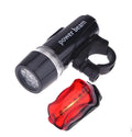 LED bicycle light set with headlight and tail light, clip-on warning lights for mountain bike and personal use