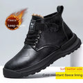 Martin Boots high-top platform boots with velvet-like artificial PU upper in black and brown colours