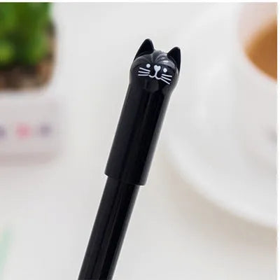 Cute pendulum cat gel pen with 0.5mm tip in various colour options