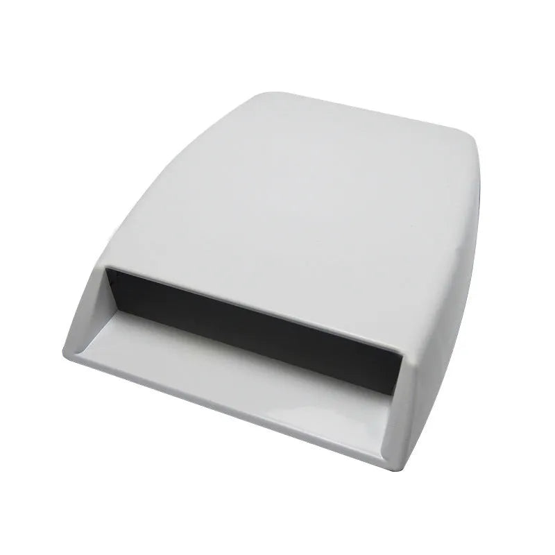 Black ABS plastic simulation air vent for car decoration, showing slatted design and 33mm depth.