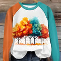 Green women's hoodie with a 3D cartoon character print, shown in a regular fit with long sleeves.