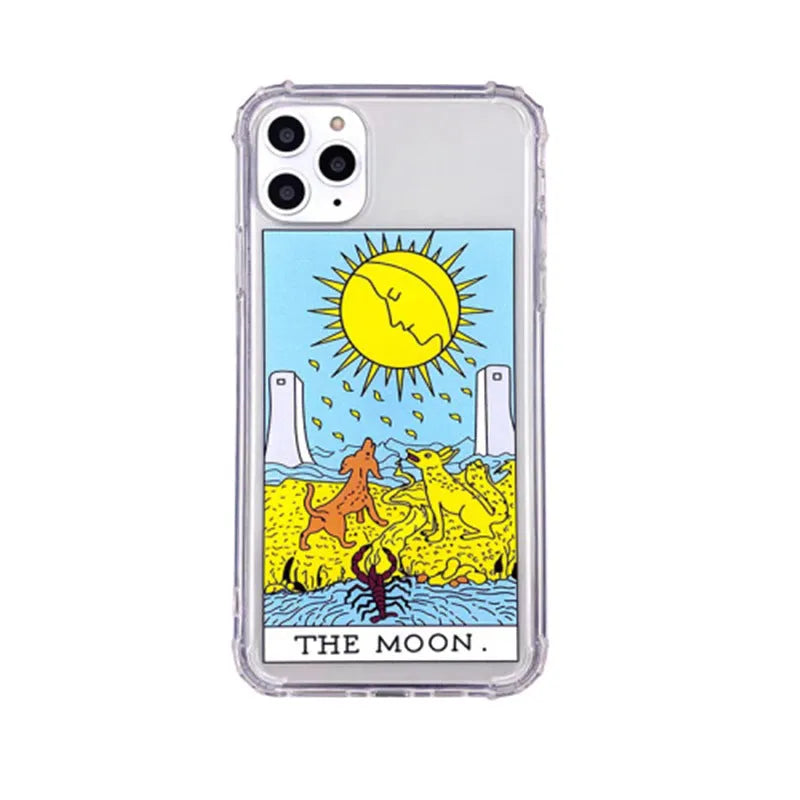 Mythology comic design phone case in sun colour for iPhone with graffiti cartoon artwork