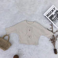 Bear print solid colour children's jacket in apricot, dark grey, or yellow, sizes 80cm to 120cm.