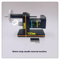 Alloy steel watch strap stripping machine tool for watch repair on a workbench
