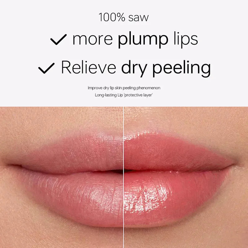 Standard size lip balm stick in a lipstick format, shown in one of six available colours.