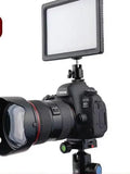 PAD192 portable video light fill light with 150 x 100 x 15mm ABS body, gimbal, and manual