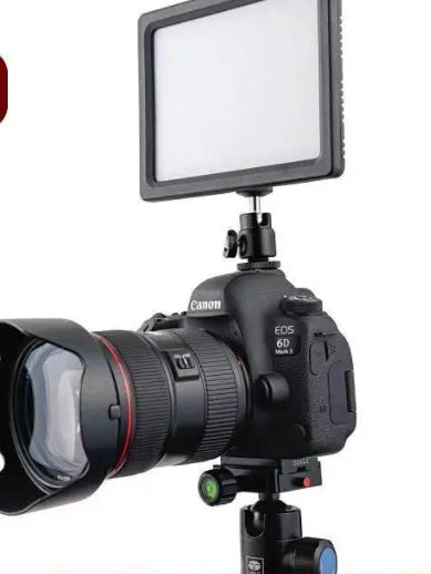 PAD192 portable video light fill light with 150 x 100 x 15mm ABS body, gimbal, and manual