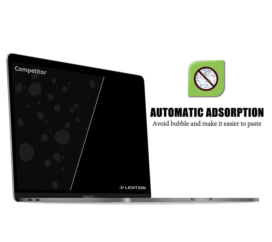 Matte screen protector for 13-inch MacBook Pro with anti-scratch 4H protection and installation tools
