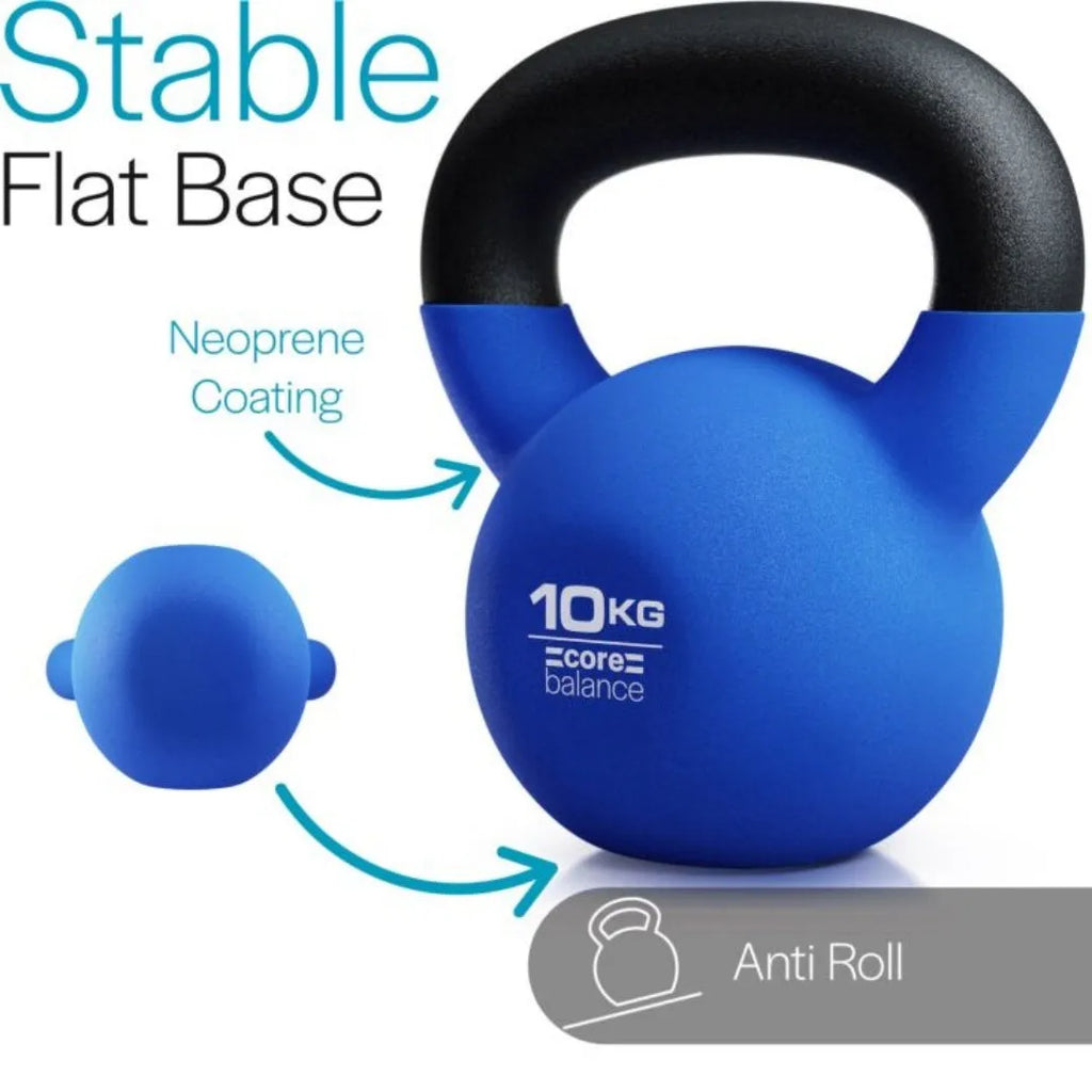 Blue cast iron immersion teapot dumbbell weighing 10kg for home workouts