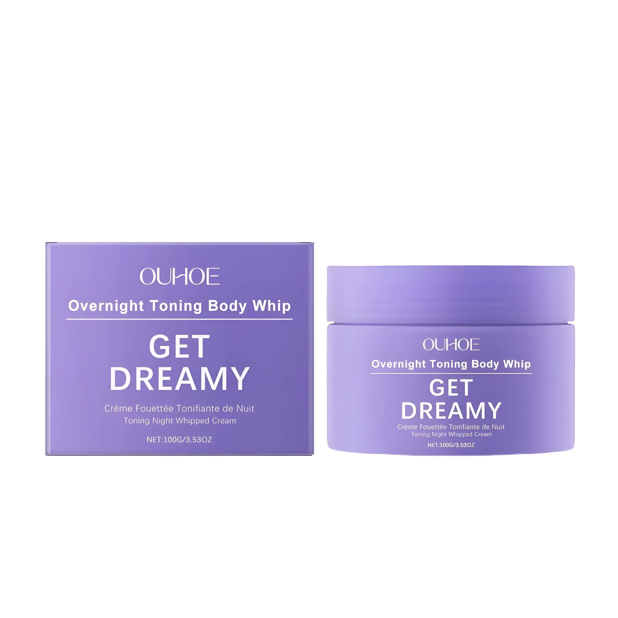 100g jar of firming cream with drunken eggplant root extract and vitamin E.