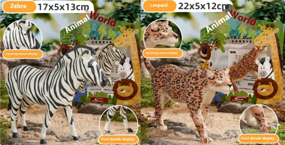 Children's plastic animal model simulation toy decoration in Australian Dream star design, 23x28x22cm