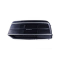 Black ABS plastic front bumper lower grille and fog light frame for Audi Q5 2018-2022