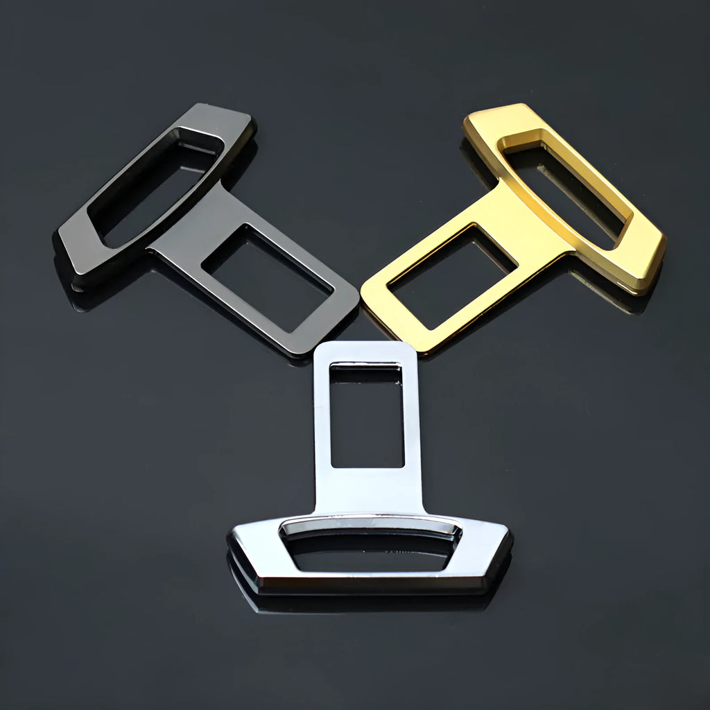Metal car door silencer insert in matte black, gold and silver colour options for interior noise reduction