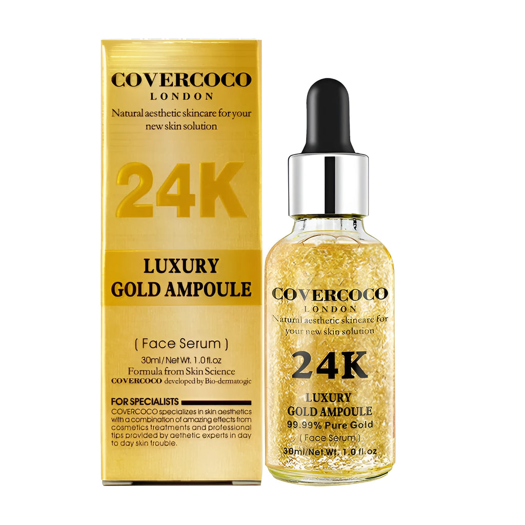 24K Golden Face Moisturizing Cream 30ml jar with yellow gold formula for lifting firming and brightening skin
