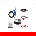 Blue PowerTest PT150 automotive circuit test pen with TFT display, cables, and rugged case for vehicle diagnostics.
