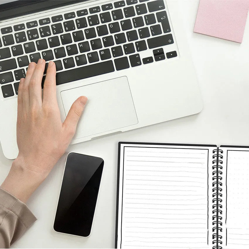 Business intelligence notebook with PVC cover, 30 sheets, 181 x 255 mm, available in A5 and B5 styles