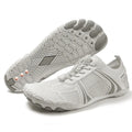 Anti-static conductive upstream grounding shoes in 906 White with mesh upper and rubber sole, low-top lace-up style