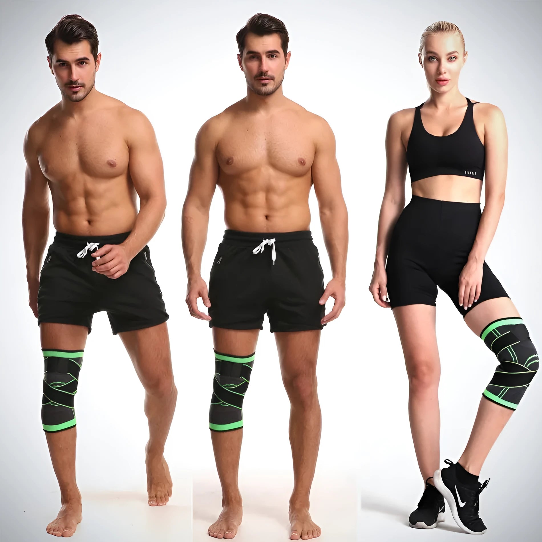 Non-slip sports knee pads in multiple colours for fitness running squat protection
