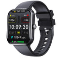 Men's Fashion F96 multi-functional sport smart watch in black with health monitoring and Bluetooth calling features
