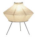 Japanese-style simple rice paper vertical table lamp bedside use 30cm diameter 32cm height