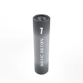 Relay baton Bluetooth audio power bank in gray, green, red, and yellow with USB and waterproof design