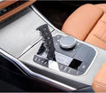 Manual gear shift head in resin with anti-sticking gold process, in black colour, for manual transmission cars