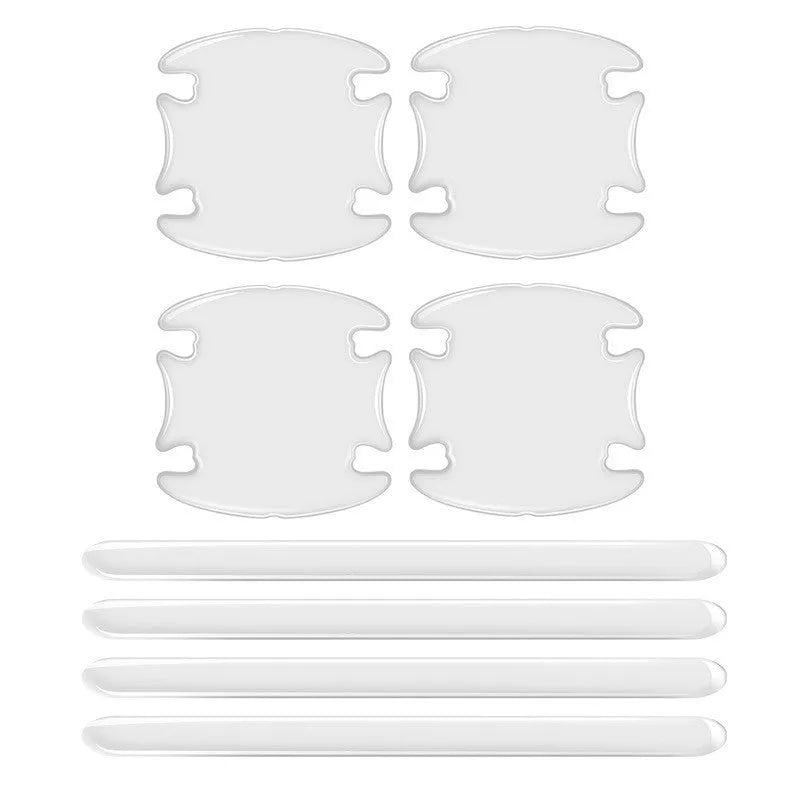Transparent 3D car door handle bowl stickers for scratch protection