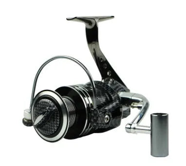 Full metal spinning reel with aluminium alloy wire cup and metal rocker arm