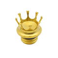 Chrome-plated aluminium fuel tank cap for Harley Davidson motorcycle