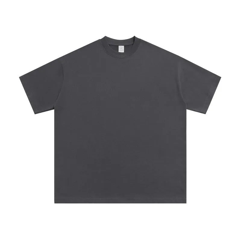 Loose fit pure cotton half sleeve pullover shirt showing colour options including fluorescent yellow and army green