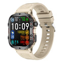 QX11 Smart Bluetooth Watch in black zinc alloy case with TFT screen, shown on a silicone strap.