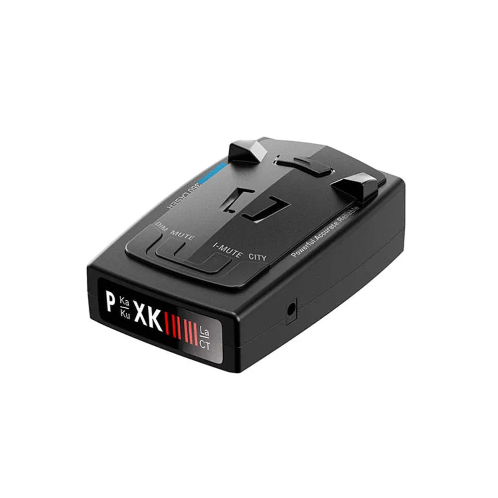 Laser velocimeter for car speed measurement with compact 103mm x 65mm x 28mm dimensions